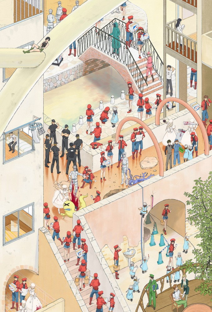 [7³ACG] 工作细胞/Hataraku Saibou S01 | 01-13+SPx1 [简繁字幕] BDrip 1080p AV1 OPUS 2.0